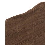 vidaXL Tête de lit Chêne brun 100 cm Bois d'ingénierie