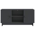 vidaXL Meuble TV 102 x 34 5 x 50 cm Noir Bois d'ingénierie