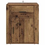 vidaXL Cabinet de chevet Bois ancien 50 x 36 x 60 cm Bois d'ingénierie