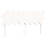 vidaXL Cadre de lit sans matelas blanc 160x200 cm bois de pin massif