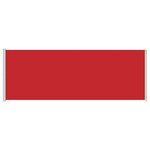 vidaXL Auvent latéral rétractable de patio 220x600 cm Rouge