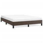 vidaXL Cadre de lit sans matelas marron 140x200 cm similicuir