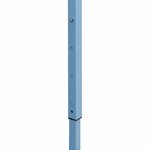 vidaXL Tente de réception pliable avec 4 parois 280x410x315 cm Acier Blanc
