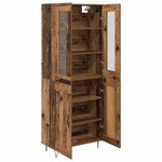 vidaXL Haut Armoire Bois Ancien 69 5 x 34 x 90 cm Bois d'ingénierie