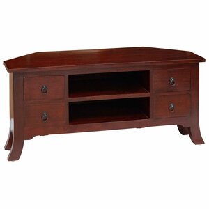 vidaXL Meuble TV Marron 100 x 40 5 x 46 cm Bois de Mahogany Massif