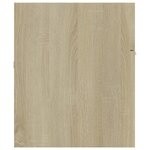 vidaXL Armoire d'évier Chêne sonoma 100x38 5x46 cm Bois d’ingénierie