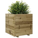 vidaXL Jardinière 70x70x72 cm bois de pin imprégné