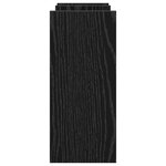 vidaXL Organisateur de bureau Chêne noir 50x15 5x35 5 cm Bois reconstitué