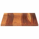 vidaXL Dessus de table bois massif d'acacia 25-27 mm 60x90 cm