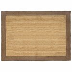 vidaXL Tapis de surface Gris 200 x 290 cm Jute