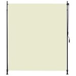 vidaXL Store roulant d'extérieur 200 x 270 cm Crème