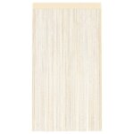 vidaXL Rideau en fils 2 Pièces 100 x 250 cm Crème