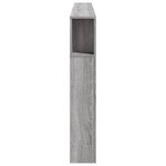 vidaXL Tête de lit à LED sonoma gris 220x18 5x103 5 cm bois ingénierie