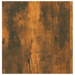 vidaXL Armoire murale Chêne fumé 80x39x40 cm Bois d'ingénierie