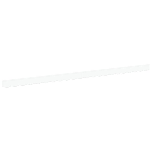 vidaXL Bandeau de store pour cadre de 5 m Blanc 4.8x0.2 m