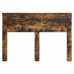 vidaXL Tête de lit Chêne fumé 140 cm Bois d'ingénierie