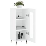 vidaXL Buffet blanc 34 5x34x90 cm bois d'ingénierie