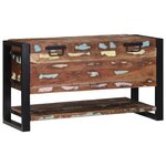 vidaXL Boîte de rangement Multicolore 80x35x45 cm Bois massif récupéré