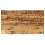vidaXL Dessus de table 110x60x2 5cm bord vif bois massif manguier brut