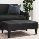 vidaXL Repose-pied noir 77x55x31 cm similicuir