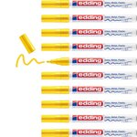 Marqueur Peinture brillante 751 Jaune Pointe Ronde 1-2 mm x 10 EDDING