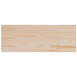 vidaXL Dessus de table 110x40x2 5 cm rectangulaire bois de pin massif