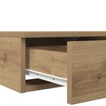 vidaXL Tiroirs de lit en chêne artisan 140x36 5x16 5 cm en bois d'ingénierie
