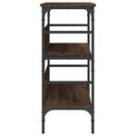 vidaXL Table console chêne marron 100x32x75 cm bois d'ingénierie