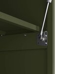 vidaXL Armoire murale pour garage Vert olive 80 x 40 x 53 cm