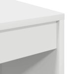 vidaXL Bureau Blanc 80 x 40 x 76 cm Bois d'ingénierie