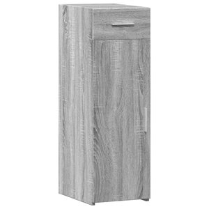 vidaXL Buffet sonoma gris 30x42 5x93 cm bois d'ingénierie