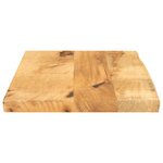 vidaXL Dessus de table 40x30x3 8 cm bord vif bois massif manguier brut
