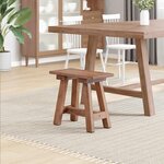 vidaXL banc Naturel 50 5 x 25 x 47 5 cm Bois massif d'acajou