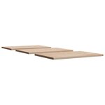 vidaXL Dessus de table 3 Pièces 80x53x2 5cm rectangulaire bois pin massif