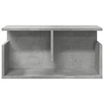 vidaXL Armoire murale 60x20x30 cm gris béton Bois d'ingénierie
