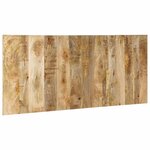 vidaXL Tête de lit 180 cm bois de manguier brut massif
