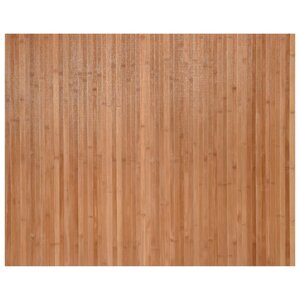 vidaXL Tapis rectangulaire naturel 80x100 cm bambou