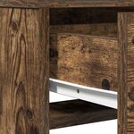 vidaXL Coiffeuse Chêne fumé 50 x 41 x 135 cm Bois d'ingénierie