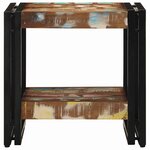 Table basse vidaXL Multicolore 40x50x38 cm en bois massif récupéré