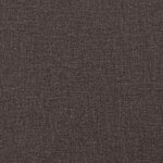 vidaXL Coussin de tête de lit marron foncé 200 cm tissu