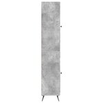 vidaXL Ensemble de Meubles 2 Pièces Gris béton Bois d'ingénierie