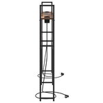 vidaXL Tête de lit de rangement Chêne fumé 135 cm Bois d'ingénierie