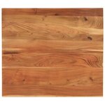 vidaXL Dessus de table 100x80x2 5cm rectangulaire bois massif d'acacia