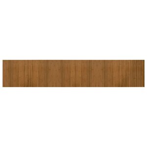 vidaXL Tapis rectangulaire marron 60x300 cm bambou