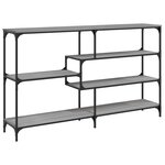vidaXL Table console sonoma gris 160x32x95 cm bois d'ingénierie
