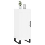 vidaXL Buffet blanc 34 5x34x90 cm bois d'ingénierie