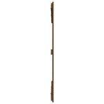 vidaXL Tête de lit murale Marron miel 146 5x3x110cm Bois massif de pin