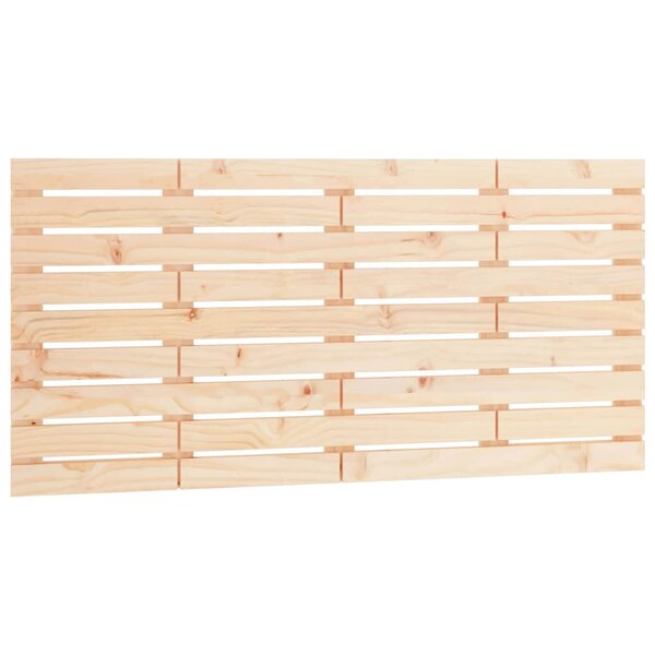 vidaXL Tête de lit murale 141x3x63 cm Bois massif de pin