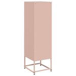 vidaXL Buffet haut rose 36x39x123 cm acier
