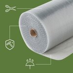 Pack And Move - Film À Bulle Recyclé - 1 X 100 M - Déménagement  Expédition Et Protection - Papier Bulle De Qualité